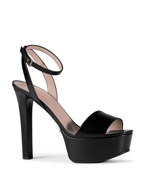 leila shoes gucci|Gucci Leila Platform High Heel Sandals Shoes .